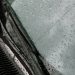 choose the right windshield wiper fluid shown by water on car windshield